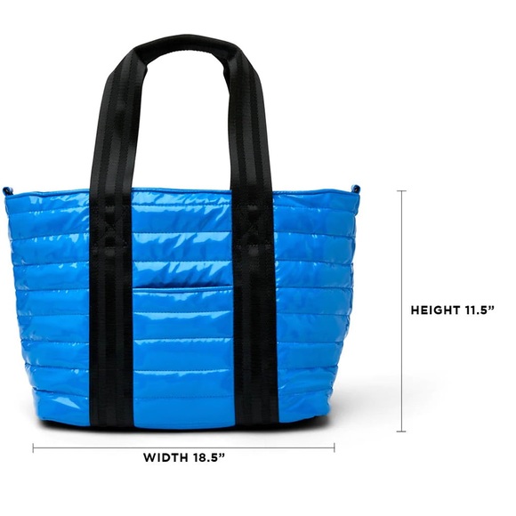 Think Royln JR Wingman Tote Hampton Blue Patent - Picture 4 of 9